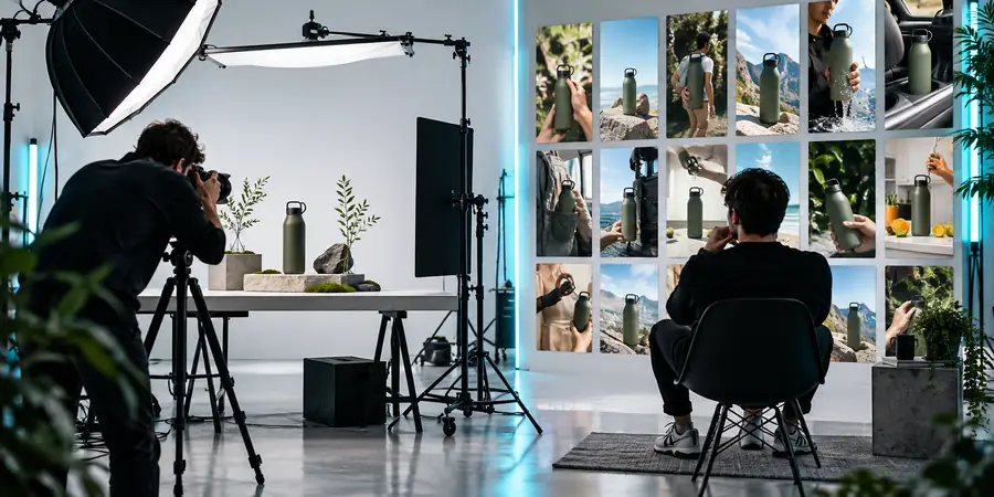 Example product video creative from a focused marketing brief
